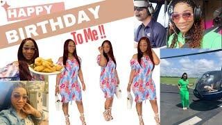 BIRTHDAY VLOG:  MASSAGE, PEDICURE ,HELICOPTER RIDE, PRIVATE STUDIO SESSION ️ALL I CAN EAT BUFFET