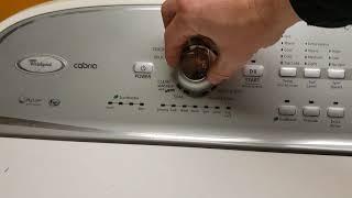 Whirlpool Cabrio Test Mode