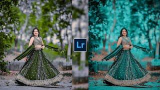 New Lightroom Photo Editing//Green And Blue Tone Photo Editing Mobile//Preset Download Free