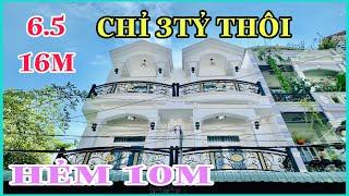 Nhà quận 12 giá rẻ |06| TRỜI ƠI TIN ĐƯỢC KHÔNG ( 6.5 x16) HẺM 10M MÀ CHỈ CÓ 3 TỶ THÔI !