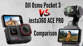 Battle of the best Walking Camera : DJI Osmo Pocket 3 vs Insta360 Ace Pro . Which is best?