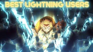 Top 10 Best Lightning Users in Anime | Most Badass Anime Lightning Users 2022