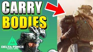 Delta Force How to Carry Bodies (Carry Team Mates / Enemies in Delta Force Hawk Ops)