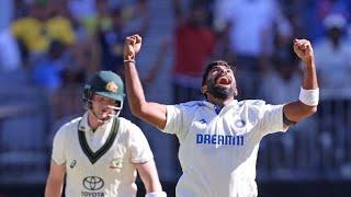 India vs Australia test match Bumrah wicketHighlights #jaspritbumrah #wickets #indvsaus #cricket