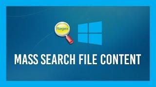 Mass Search Files for TEXT CONTENT Quickly | GrepWin Tutorial | Windows 10