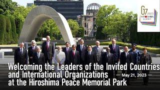 G7 Hiroshima Summit - Events at the Hiroshima Peace Memorial Park (21 May, 2023)