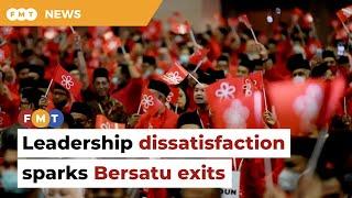 Dissatisfaction with top leadership causing mass exits in Bersatu, says analyst