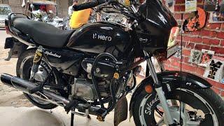 2024 Best modified Hero Splendor  | Black Modification  | Fogg light Pro disk install 