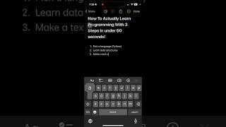 How To Actually Learn Programming In Under 60 Seconds