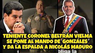 TENlENTE CORONEL  "MANTA" SE PONE A LA ORDEN DE EDMUNDO GONZÁLES Y LE DA LA ESPALDA A MADURO