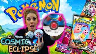 Pokémon Ball Tin BARGAIN! Cheap Cosmic Eclipse Packs in 2024?!?