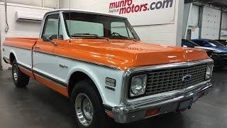 1972 Chevrolet C10  SOLD SOLD SOLD CHEYENNE PICKUP 454 Restored Munro Motors