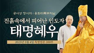 200부  진흙속에서 피어난 미륵부처님의 인도자 태명혜우스님 (용화미륵부처님 법문 250504)