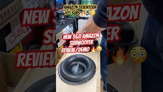 Amazon SevenTour 10”demo #basshead #carstereo #subwoofer #caraudio #spl #amazon #deals #skaraudio