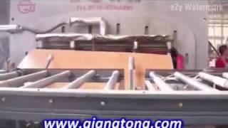 Laminate floor making machine / Hot press machine for laminate floor