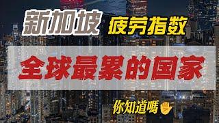 全球疲勞指數最高的國家？｜勞累指數最高？｜大吃一驚｜居然是它｜新加坡｜