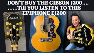 Epiphone EJ200N Guitar Review In Singapore 