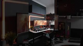 The Power of RGB: My Day to Night Gaming Setup Transformation #shorts #gamingsetup