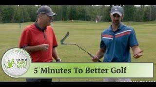 Easiest Golf Swing Lesson: Cut The Grass 5 Minutes To Better Golf