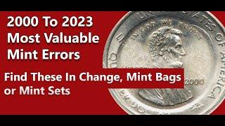 TOP 10 Most Valuable Mint Errors From 2000 To 2023