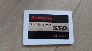 Короткий обзор на Goldenfir SSD на 120 Гб