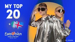  Eurovision 2025 | My Top 20 - New: 