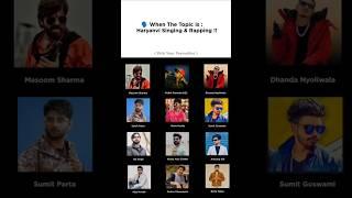 Who is Best Haryanvi Singer