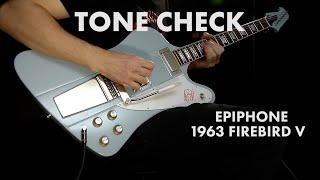 TONE CHECK: Epiphone 1963 Firebird V Guitar Demo | Cream City Music