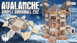 AVALANCHE - Bunkered Snowball 2x2 • RUST BASE 2024