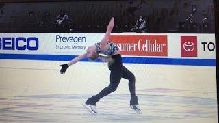 Amber Glenn 2022 Nationals SP practice run