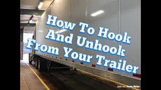 How To Properly Drop and Hook A Semi Trailer