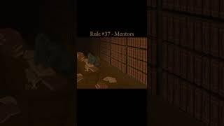 Rule 37 - Mentors animation - today at 4pm EST! Animation by @lunacharlotteart #animations #artwork