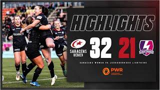 BACK TO WINNING WAYS | Saracens Women 32-21 Loughborough Lightning | PWR Highlights