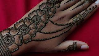 Jewellery Style Mehndi Design For Hand || Wedding special jewellery mehndi | New easy mehndi design.