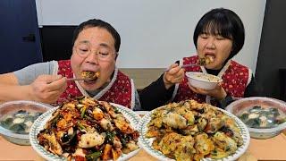 Korean Oyster Dishes (Oyster Pancake, Oyster Soup, Spicy Oyster Vegetable Salad)ㅣCooking&Mukbang