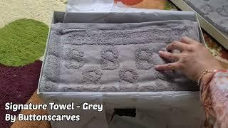 UNBOXING! Signature Towel By Buttonscarves 