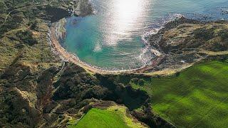 Hiking Chapman's Pool Cliffs, South West Coast Path, Dorset UK (4K)