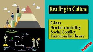 Class- Social Mobility- Social Conflict- Functionalist Theory