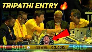 Rahul Tripathi Sold To CSK  IPL 2025 AUCTION Live