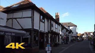 Leatherhead Walk: Town Centre【4K】