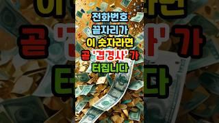 전화번호 끝자리가 이 숫자라면 곧 겹경사 터집니다   #운세 #띠별운세 #돈복 #금전운 #재물운