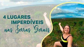 4 lugares que você PRECISA CONHECER, nas SERRAS GERAIS!