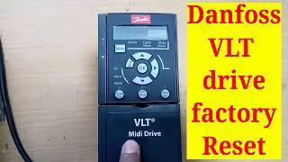 Danfoss VLT drive factory reset