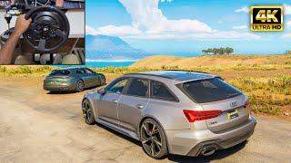 Audi RS6 Avant & Porsche Panamera Turbo S | The Crew Motorfest | Thrustmaster T300RS Gameplay