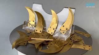 HSS knives with coating titan nitrid  for plastic cutting