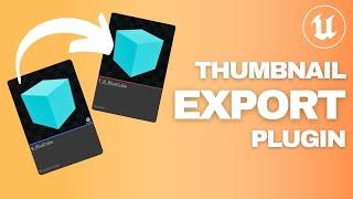 Generate textures from your asset thumbnails! Free UE5 blueprint friendly plugin