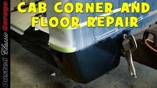 1971 Chevy C-10 Truck cab corner, rear floor removal and repair - Garage Updates