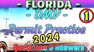 Florida DMV  Permit Practice Test 2025 - Florida Permit Written Test 2025 - 1