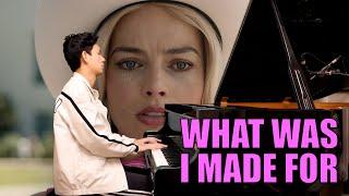 Billie Eilish What Was I Made For? Piano Cover from Barbie (Lyrics) | Cole Lam