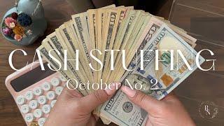 CASH STUFFING | $1061 | October No. 2 | Variable Expenses & Sinking Funds